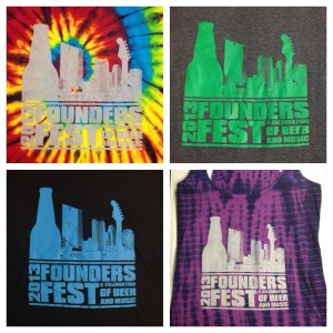 Founders Fest 2013 shirt designs