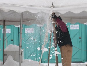 winter beer fest porta potties