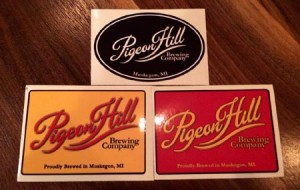 Pigeon Hill Brewery Stickers